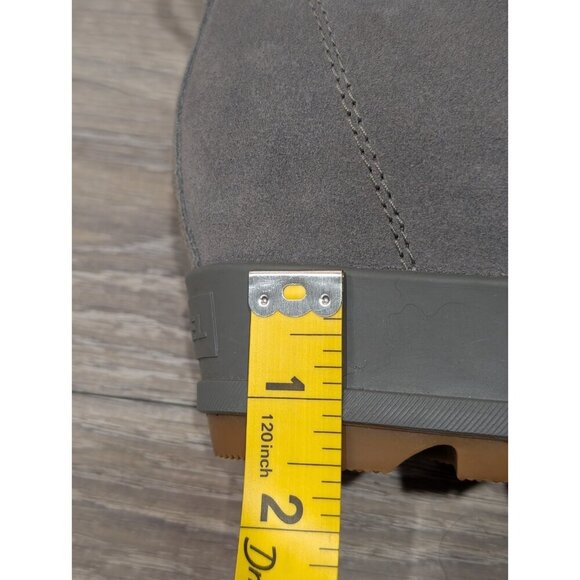 Sorel Women's Evie Bootie Pull-On Gray Ankle Boots for Ladies Quarry/Gum Sz 8.5 - Picture 13 of 16